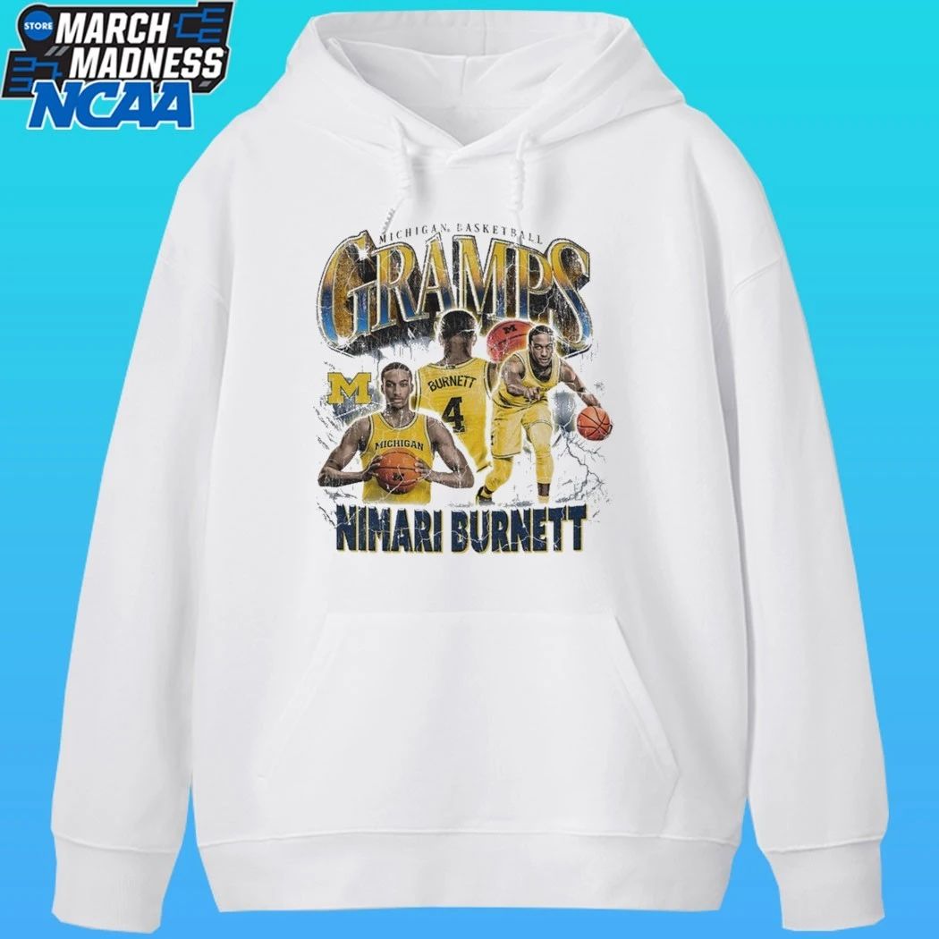 Michigan Basketball Gramps Nimari Burnett Shirt