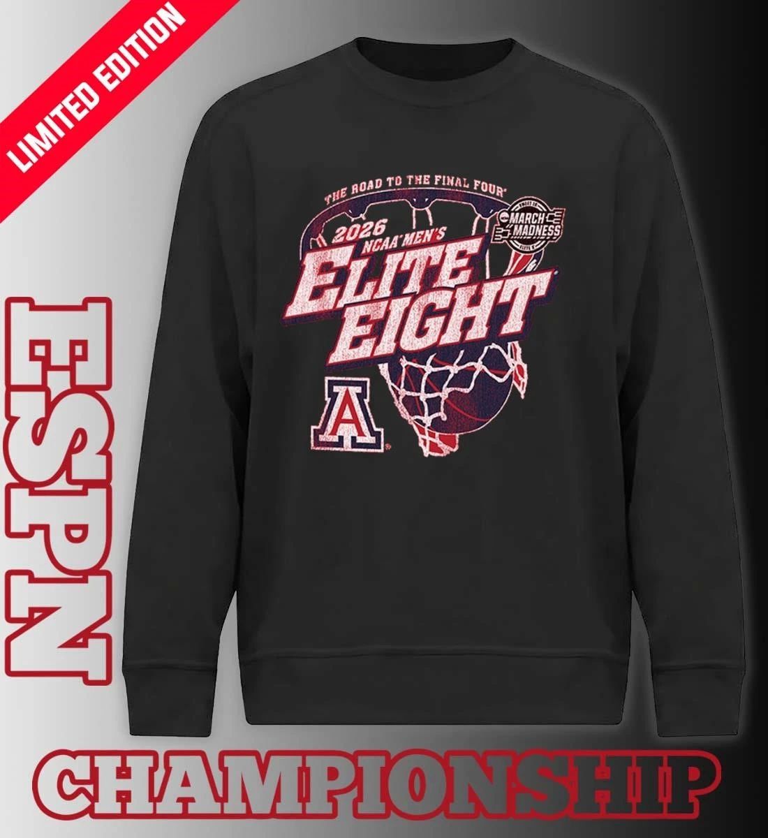 Arizona Wildcats Men’s Basketball Elite Eight Bound Shirt
