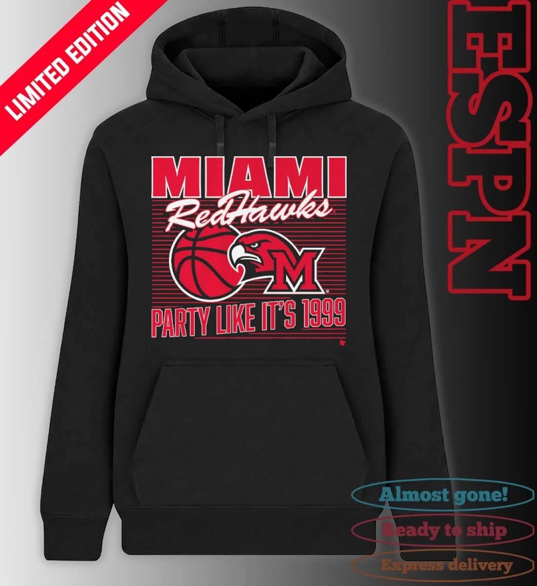 Miami University RedHawks Basketball Party Like It’s 1999 Shirt