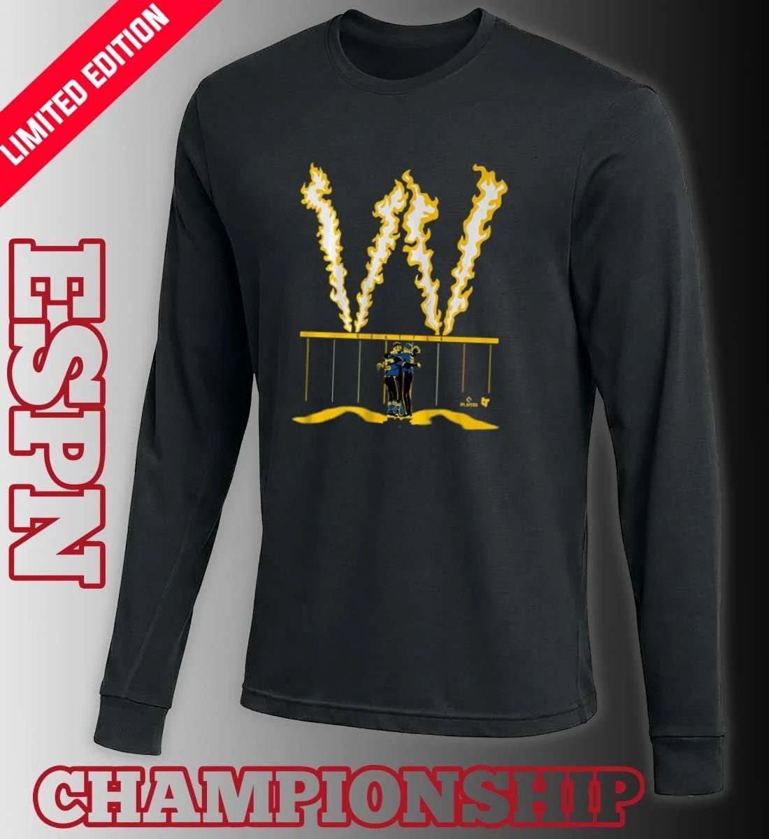 Seattle Mariners Baseball Fire the W Shirt