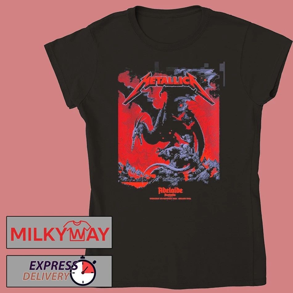 Metallica Adelaide Australia wednesday 5th november 2025 shirt