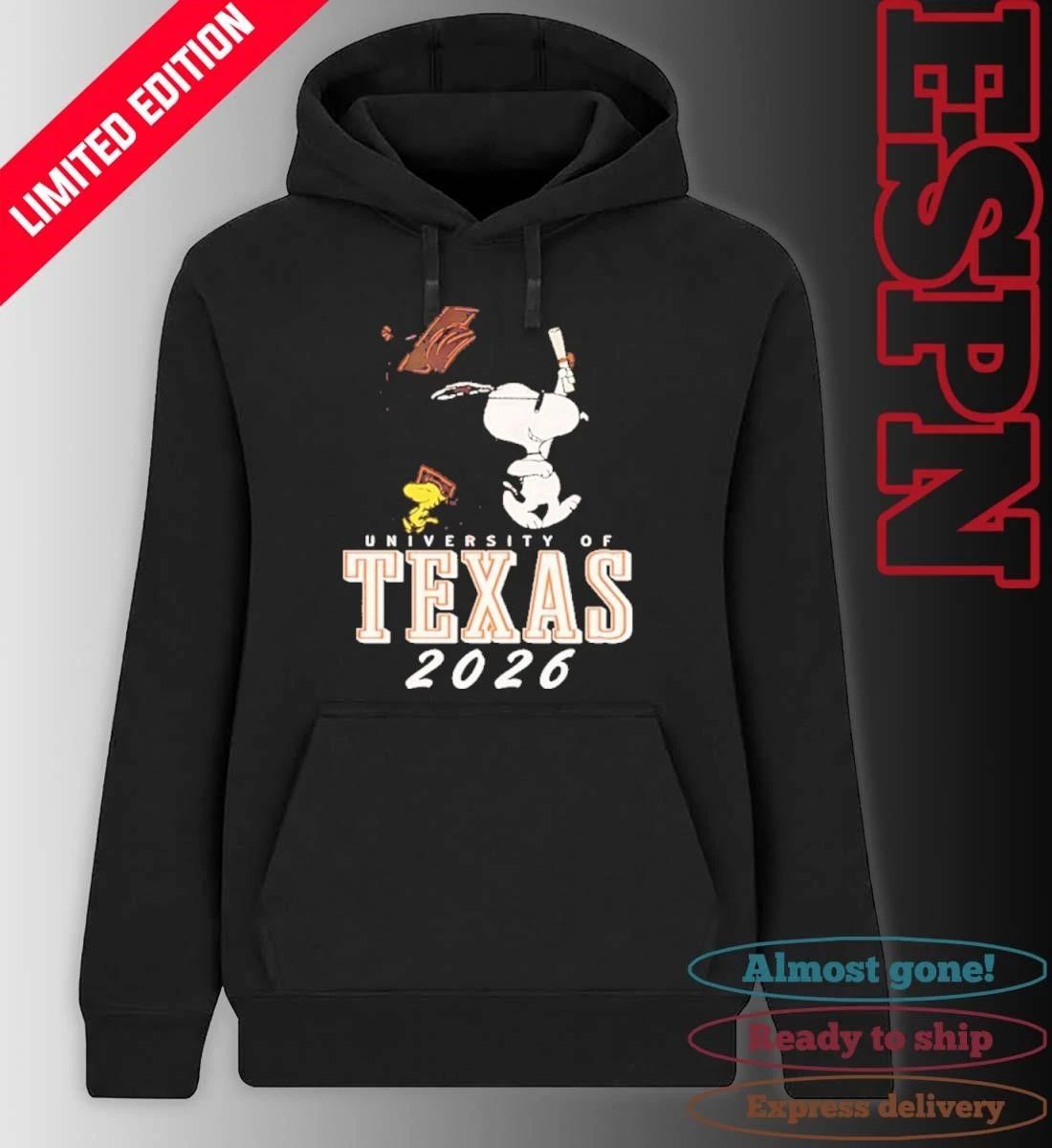 Peanuts x University Of Texas Graduation 2026 Shirt