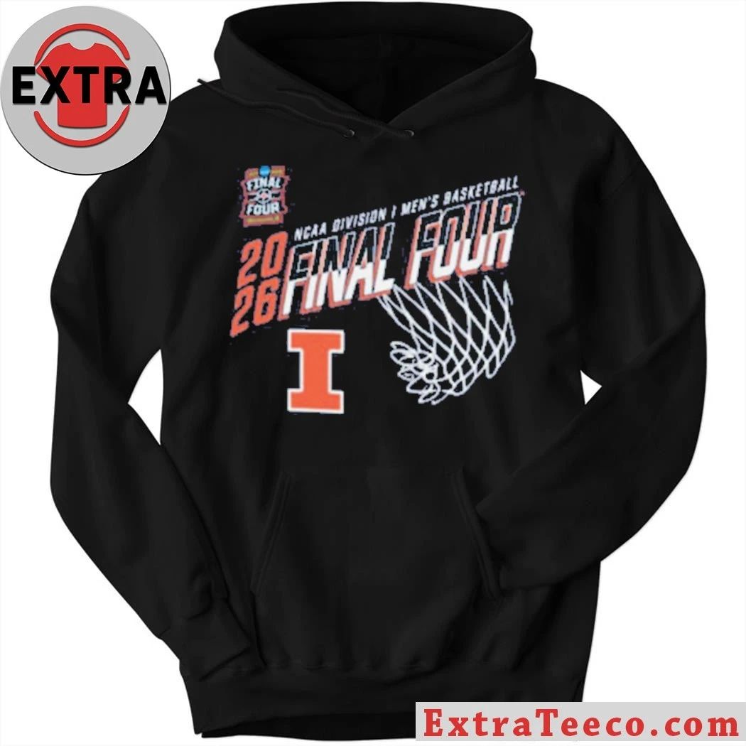 Illinois Division I Men’s Basketball 2026 Final Four T-Shirt- Top-Rated Gift for College Basketball Lovers