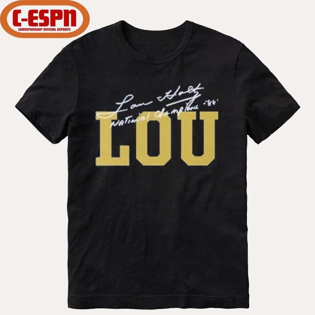 Lou Holtz National Champions Coach Lou T-Shirt