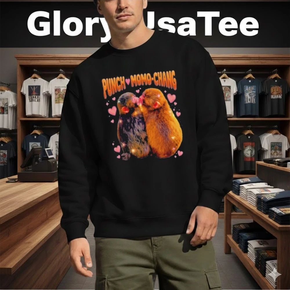 Punch The Monkey Girlfriend Momo Chan Bootleg Shirt