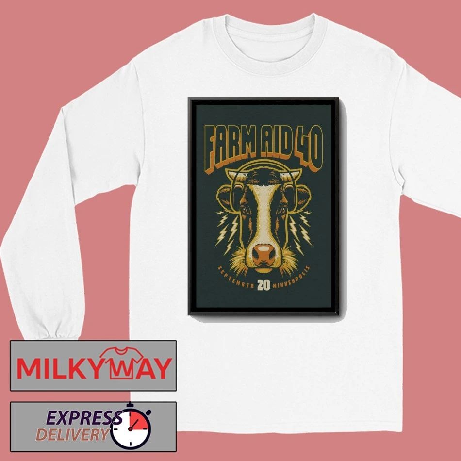 Farm Aid 40 Minnesota Event Poster shirt