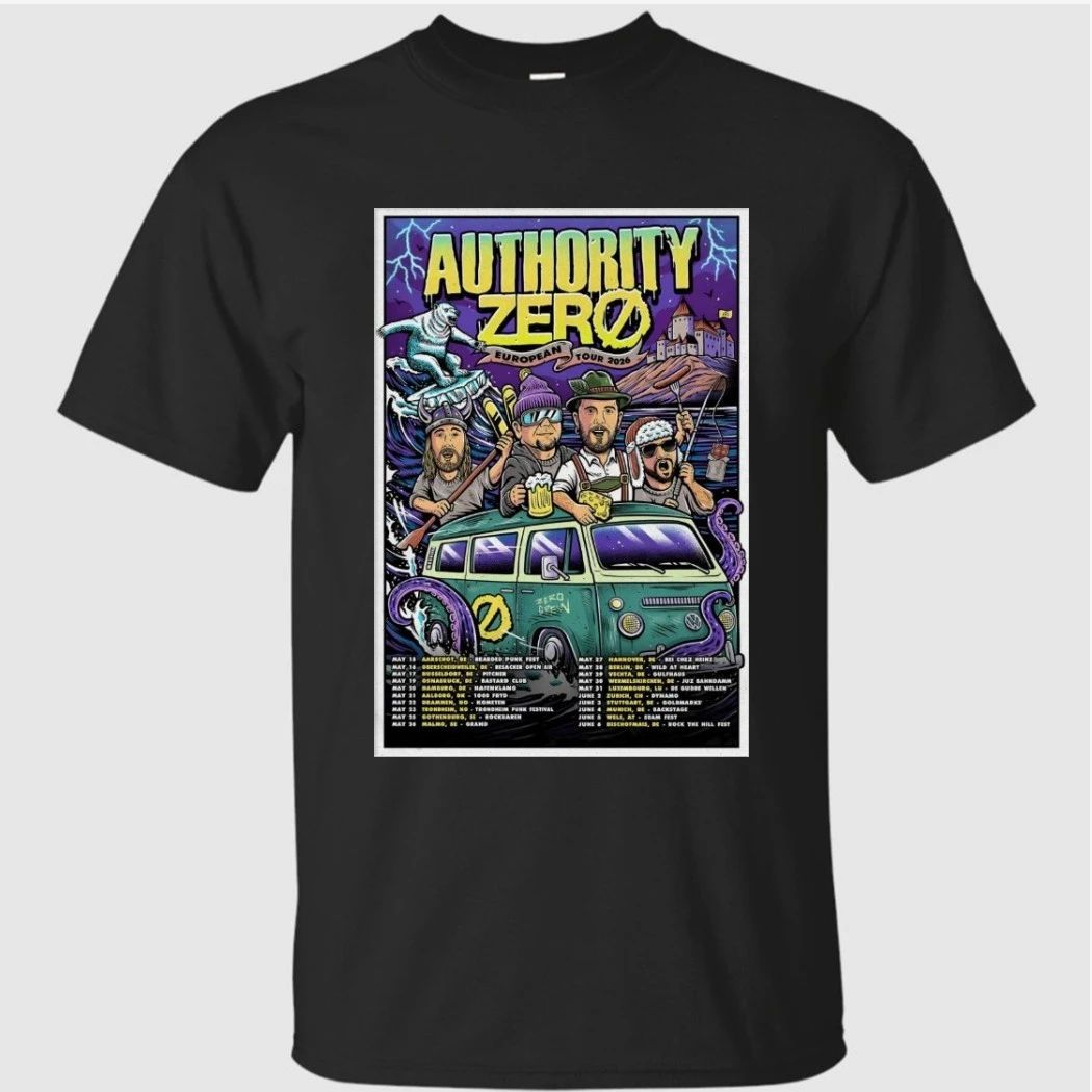 Authority Zero European 2026 Tour Shirt