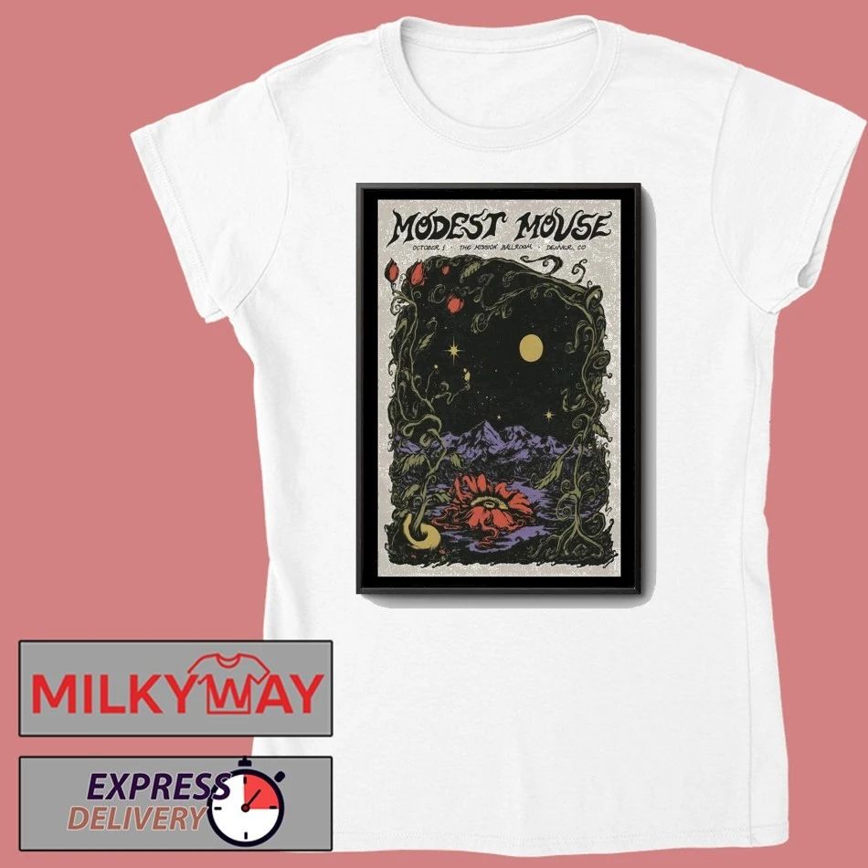 Modest Mouse Mission Ballroom in Denver, CO October 1, 2025 Poster shirt