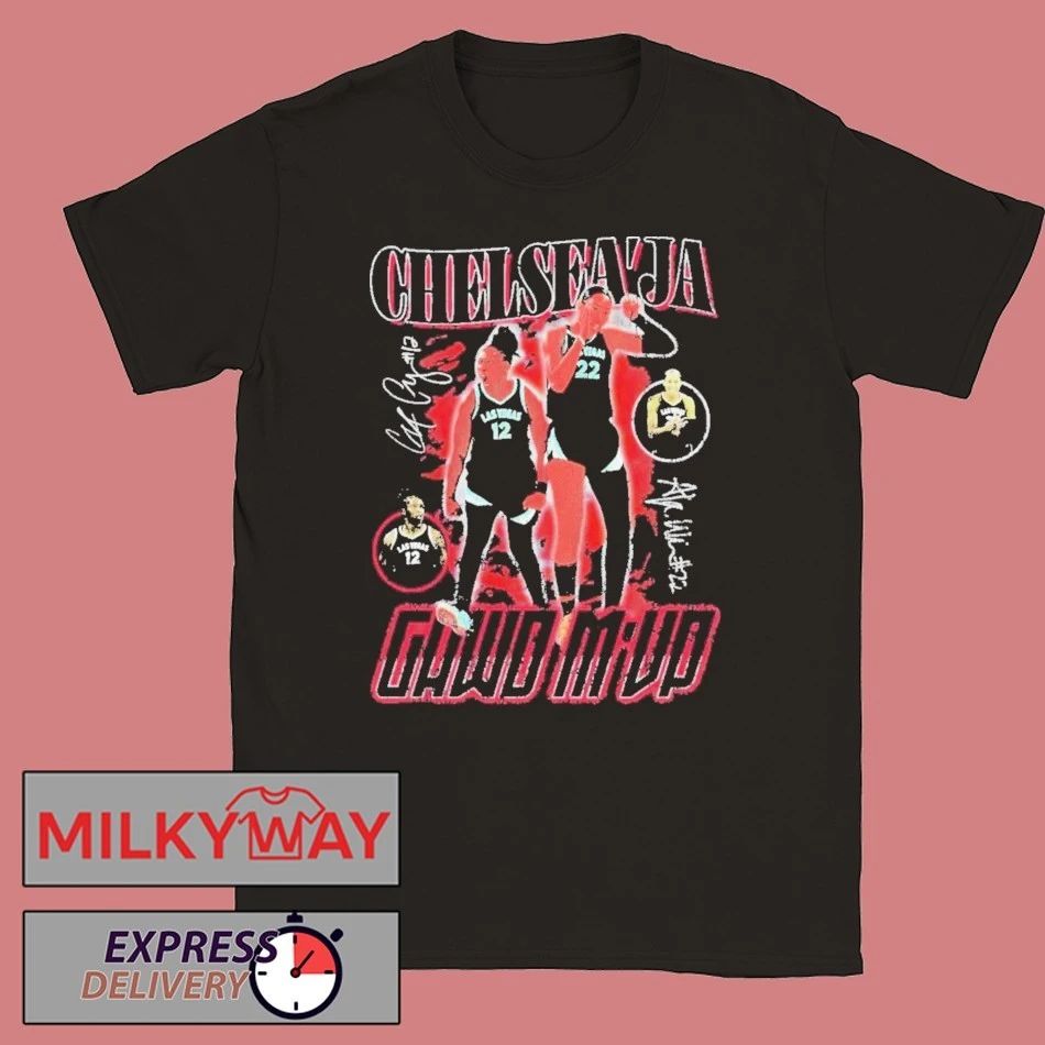 Aja Wilson And Chelsea Gray Las Vegas Aces Basketball Chelsea Ja Gawd Mvp Signature Shirt