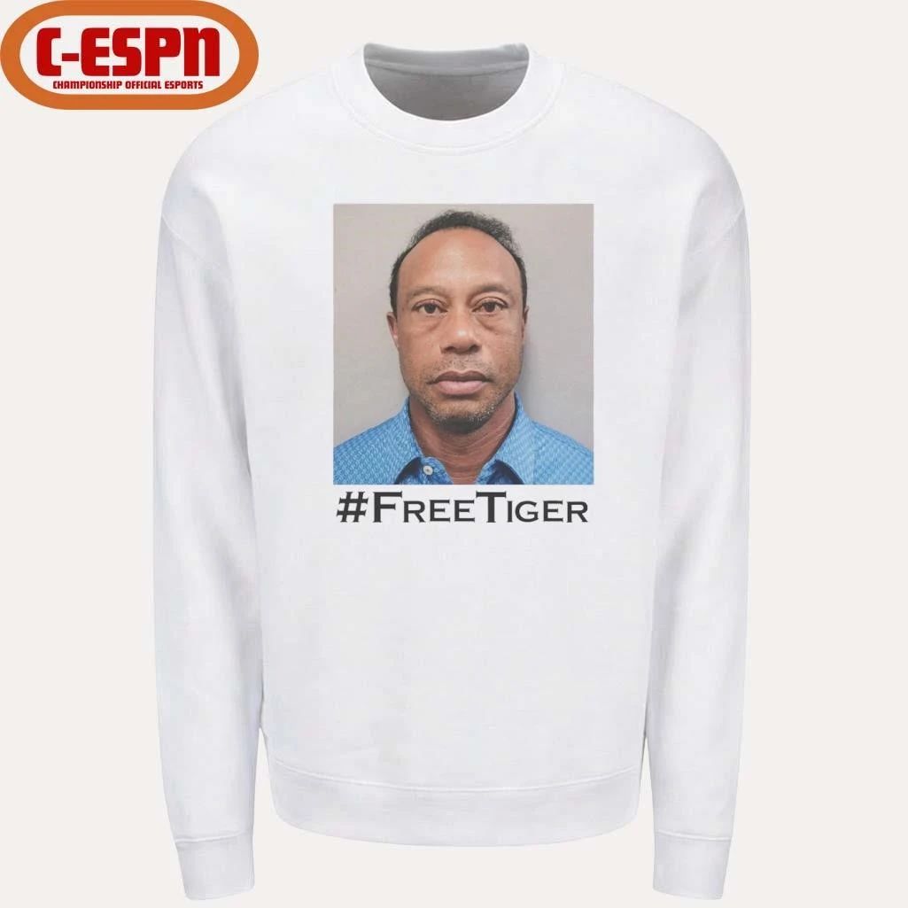 Tiger Woods Mugshot Free Tigers Shirt