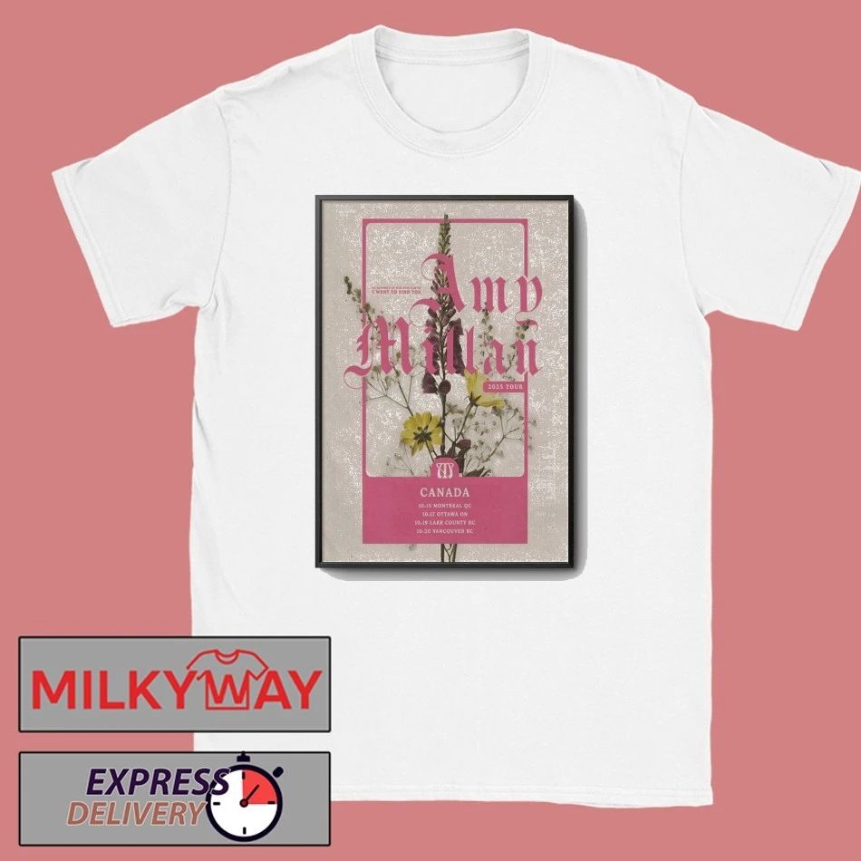 Amy Millan Canada Tour 2025 Poster shirt