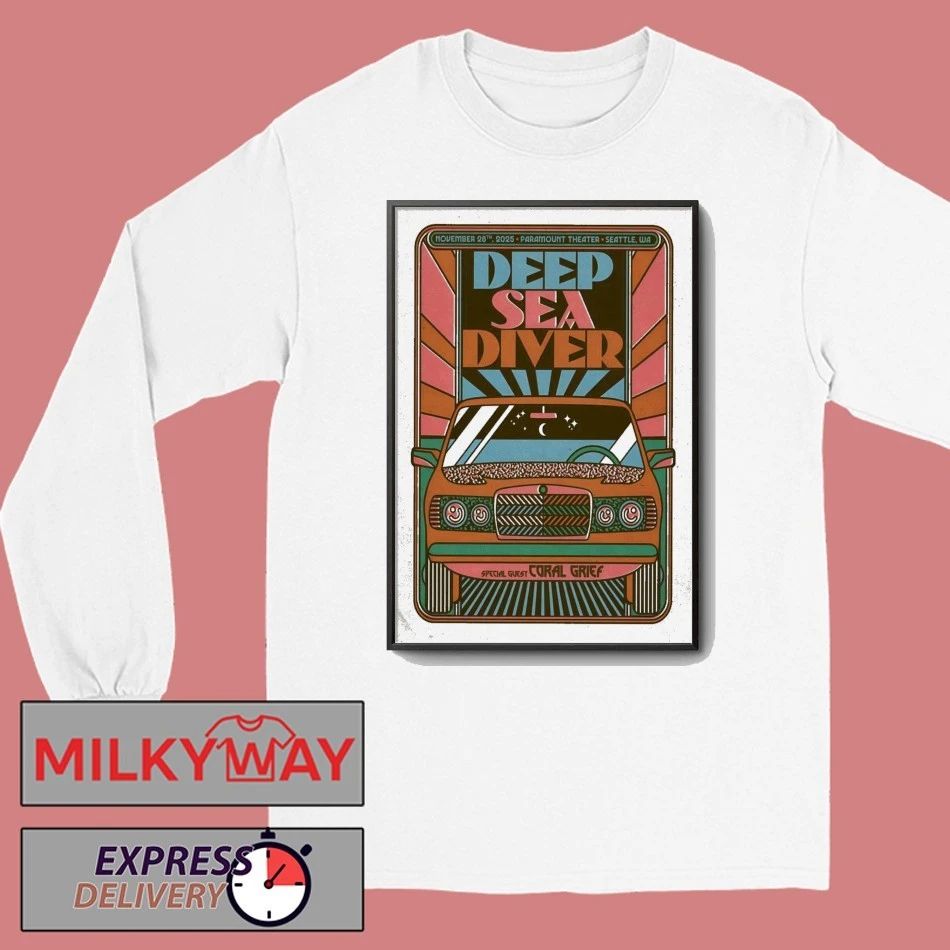 Deep Sea Diver 11.28.2025 Seattle WA Poster shirt