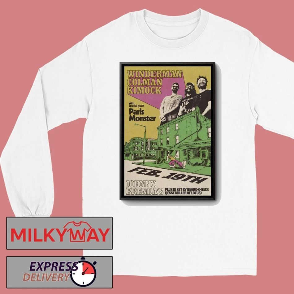 Winderman, Colman And Kimock Philadelphia PA February 19 2026 Poster shirt