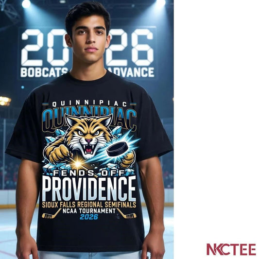 NKCtees Quinnipiac men’s hockey fends off Providence in Sioux Falls Regional semifinals of NCAA Tournament 2026 shirt