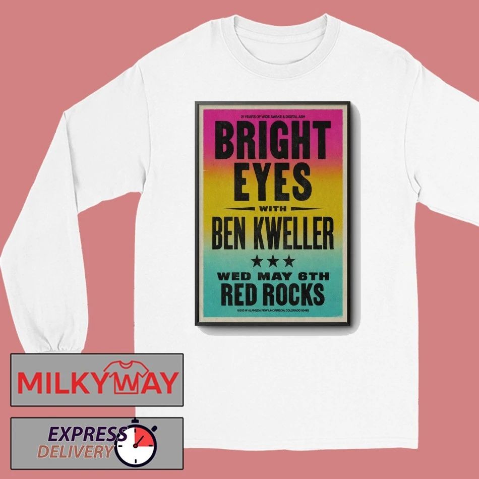 Bright Eyes May 6 2026 In Morrison, CO Tour Poster shirt
