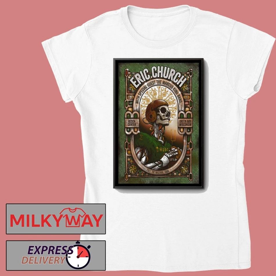 Eric Church Sept 25 2025 Resch Center Green Bay WI Poster shirt