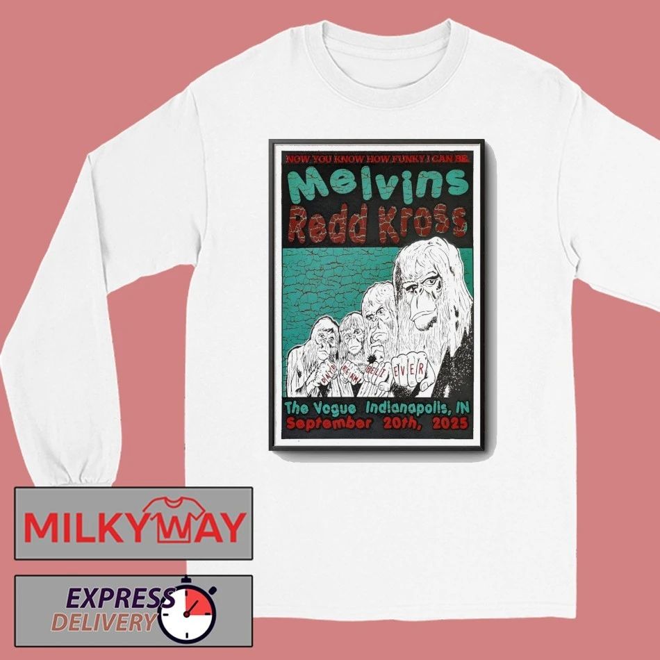 Melvins And Redd Kross Indianapolis Tour On Sep 20 2025 Poster shirt