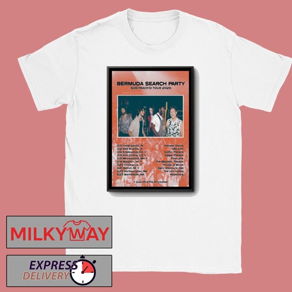 Bermuda Search Party Sidetrack’d 2026 Tour Poster shirt