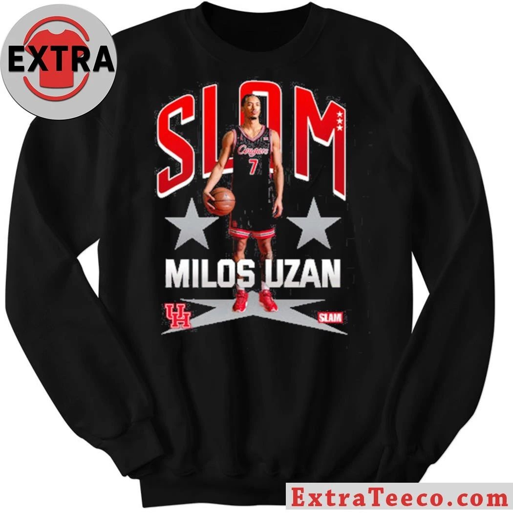 Milos Uzan Remix Heavy Logo Shirt