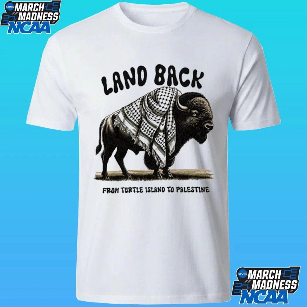 Land Back From Turtle Island To Palestine Shirt