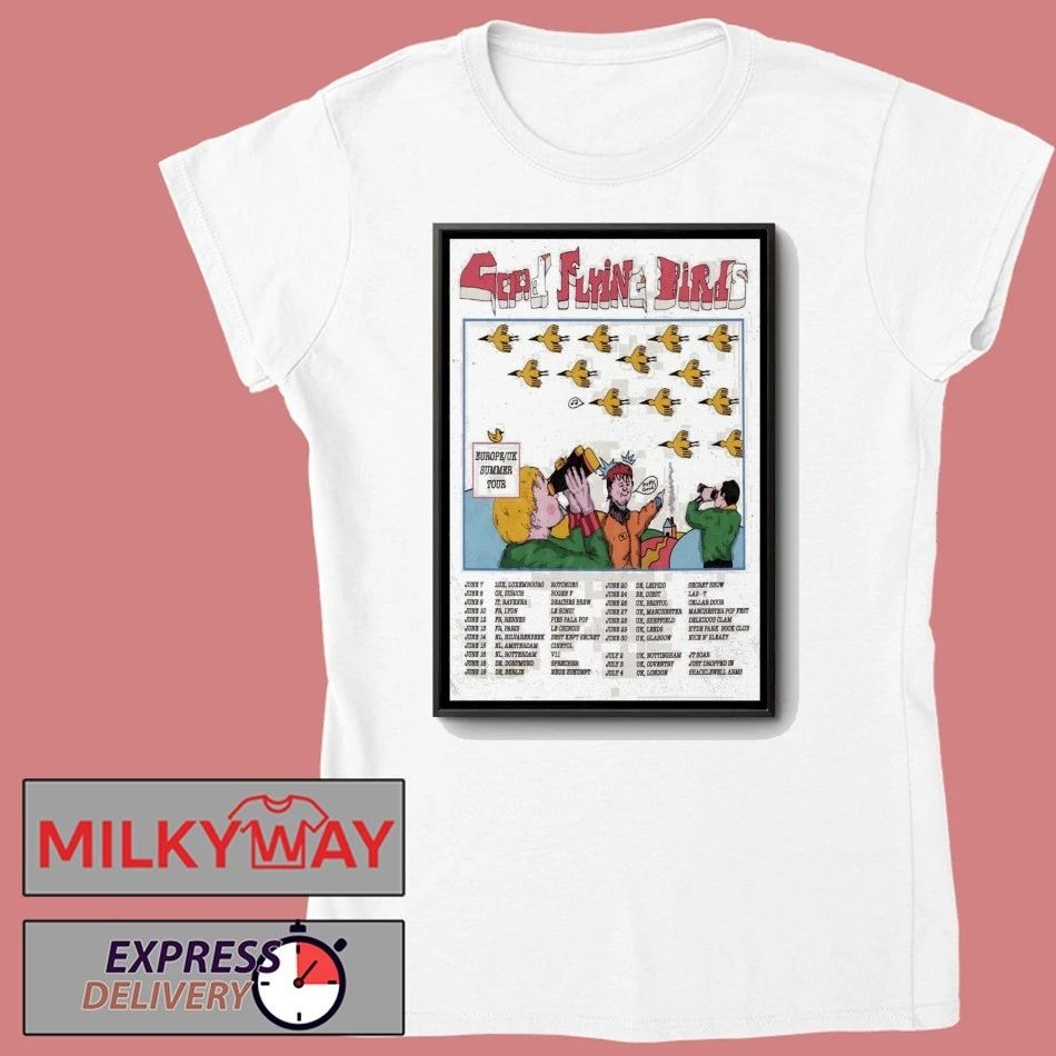 Good Flying Birds 2026 Europe UK Summer Shows Poster shirt