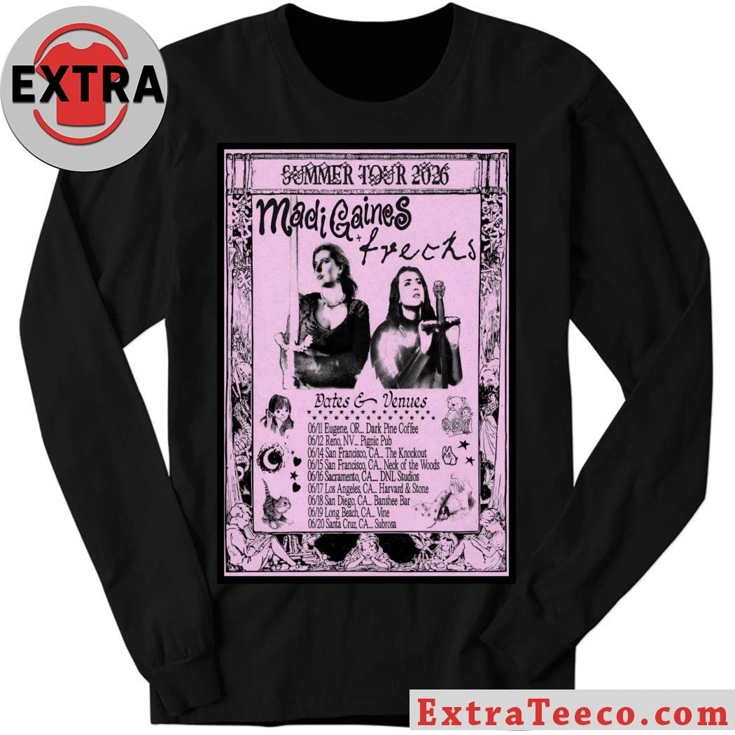 Madi Gaines Summer Tour 26 Poster Shirt