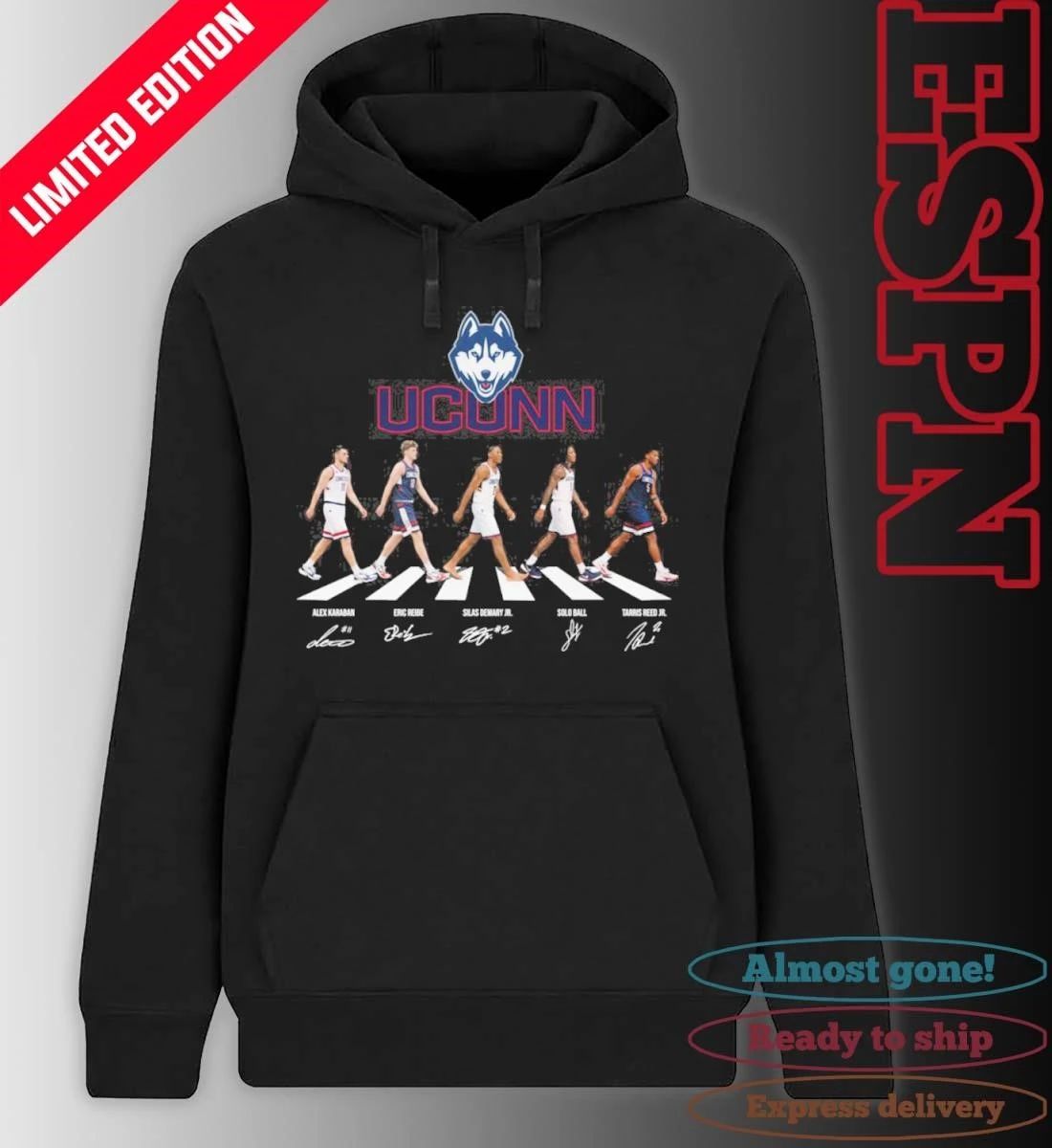 The Uconn Men’s Basketball Abbey Road NCAA Tournament Shirt