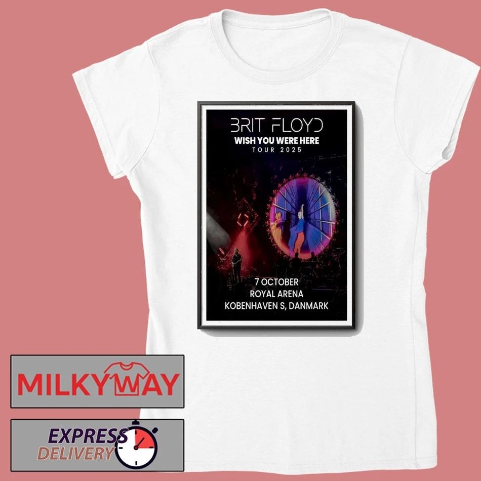 Brit Floyd Royal Arena Kobenhavn Oct 7 2025 Poster shirt