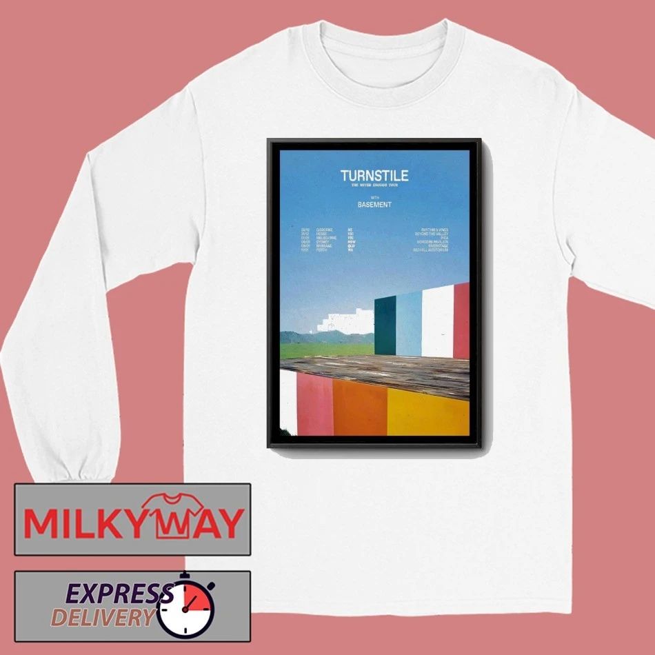 Tour 2025-2026 Turnstile Poster shirt