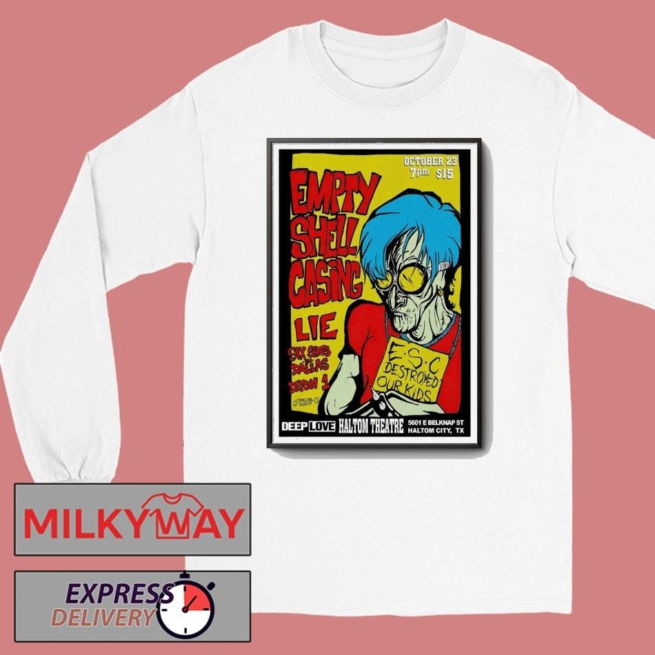 Empty Shell Casing Oct 23 2025 Haltom Theatre Haltom City Poster shirt