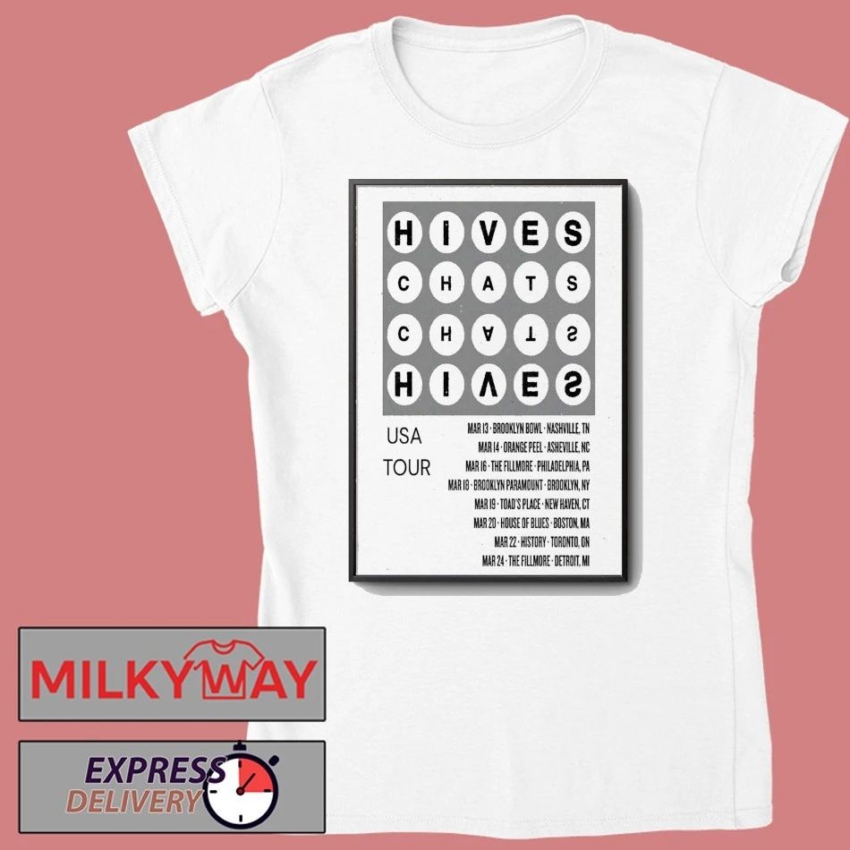 The Hives And The Chats American Tour 2026 Poster shirt