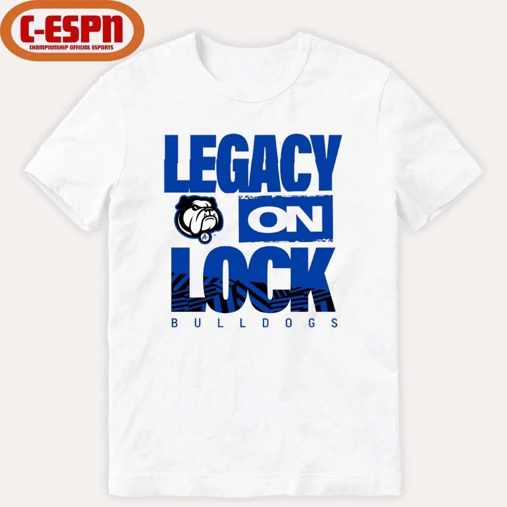 UNC Asheville Bulldogs Basketball Legacy On Lock Bench T-Shirt