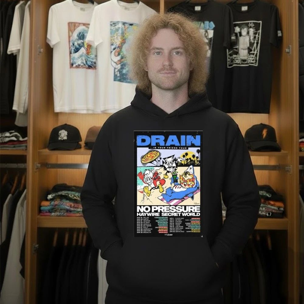 Drain is Your Friend Tour 2026 Poster Shirt