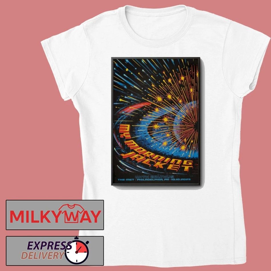My Morning Jacket Philadelphia PA, October 10 2025 Tour Poster shirt