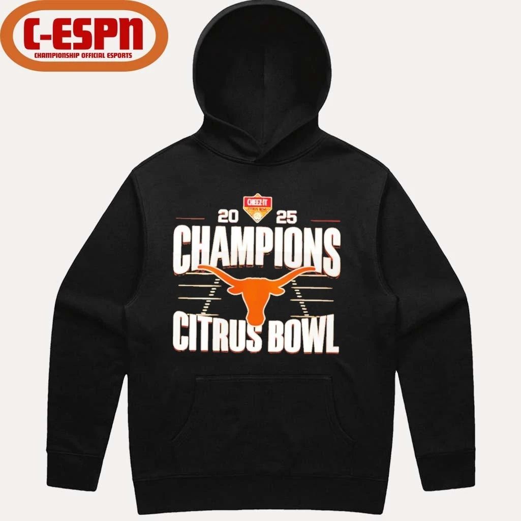 Texas Longhorns Citrus Bowl Champions 2025 logo shirt