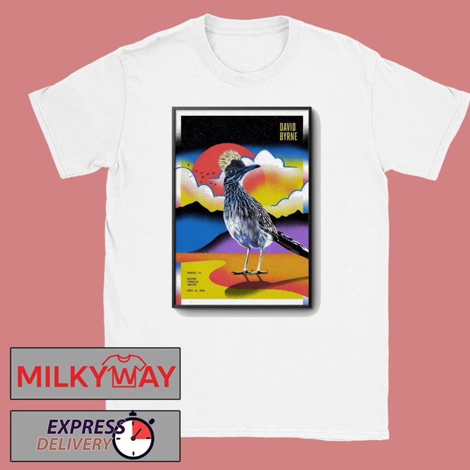 David Byrne In Phoenix AZ On Apr 21 2026 Tour Poster shirt