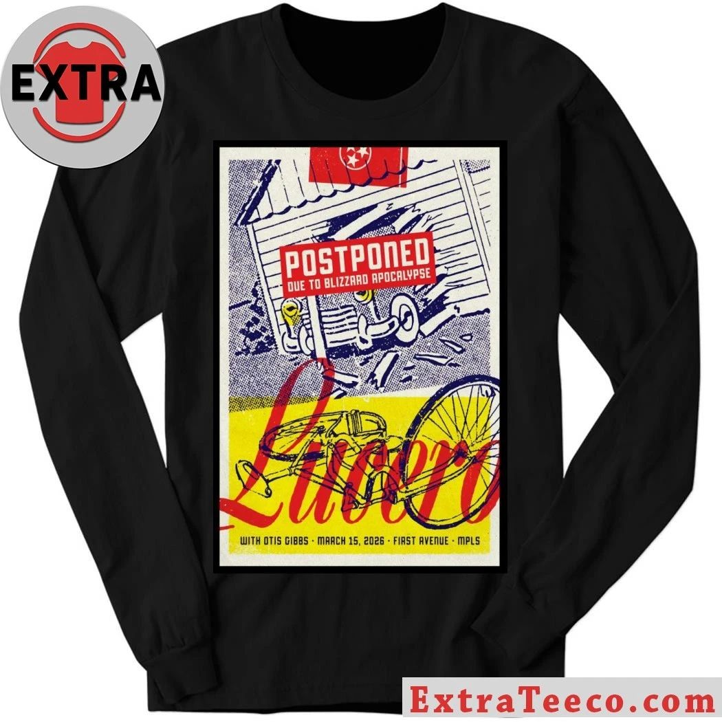 Lucero Mar 15 2026 First Avenue in Minneapolis MN Poster Shirt