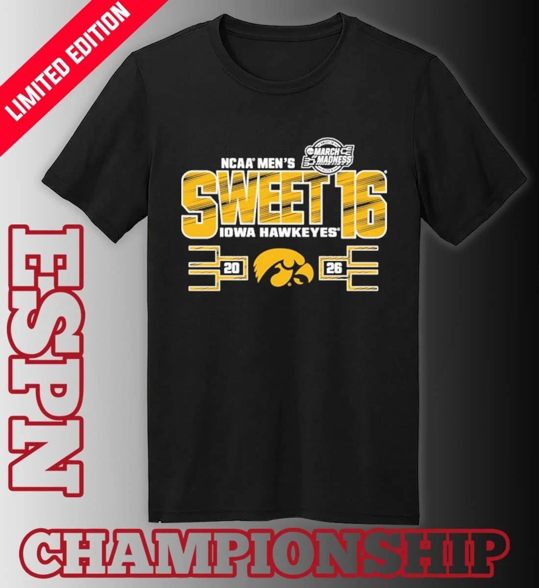 Iowa Hawkeyes NCAA Men’s Basketball Sweet 16 Shirt