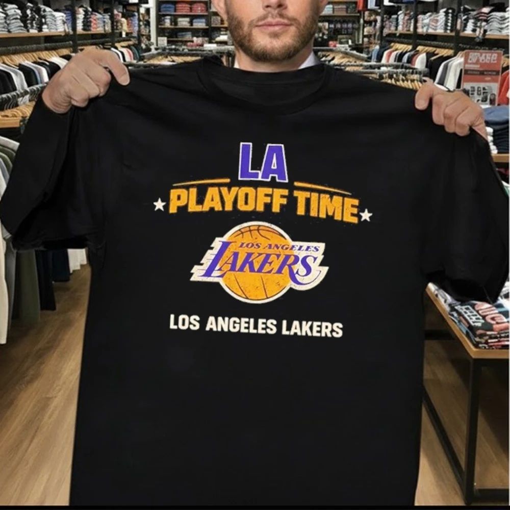 LA Playoff Time Los Angeles Lakers Game Day Graphic Shirt