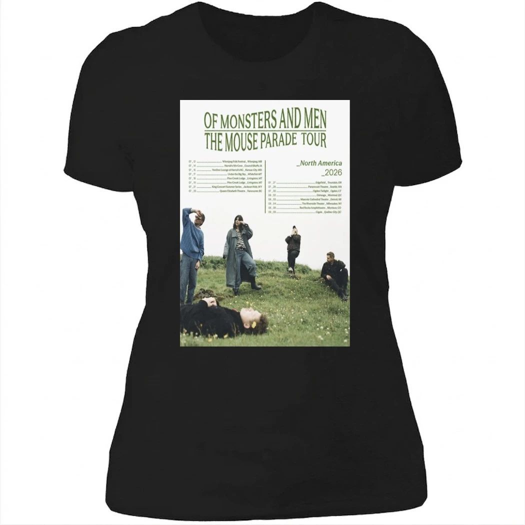 Of Monsters and Men North America 2026 Poster Shirt