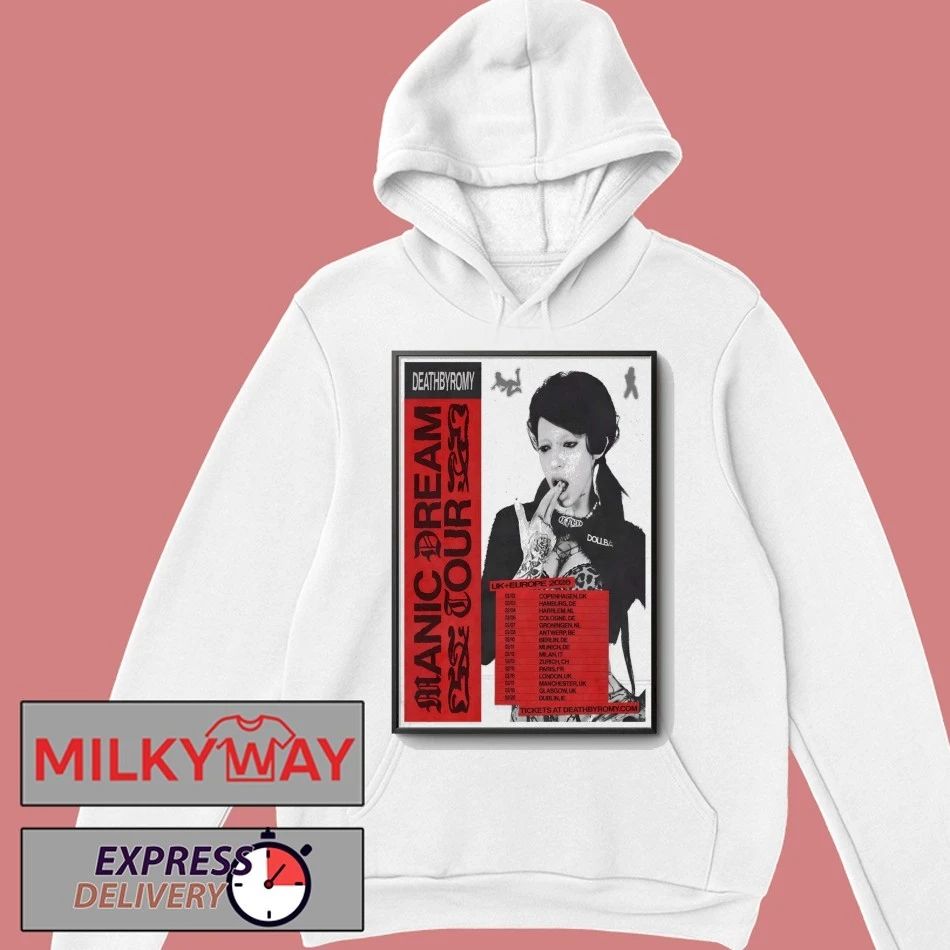 Deathbyromy UK And EU 2026 Tour Poster shirt