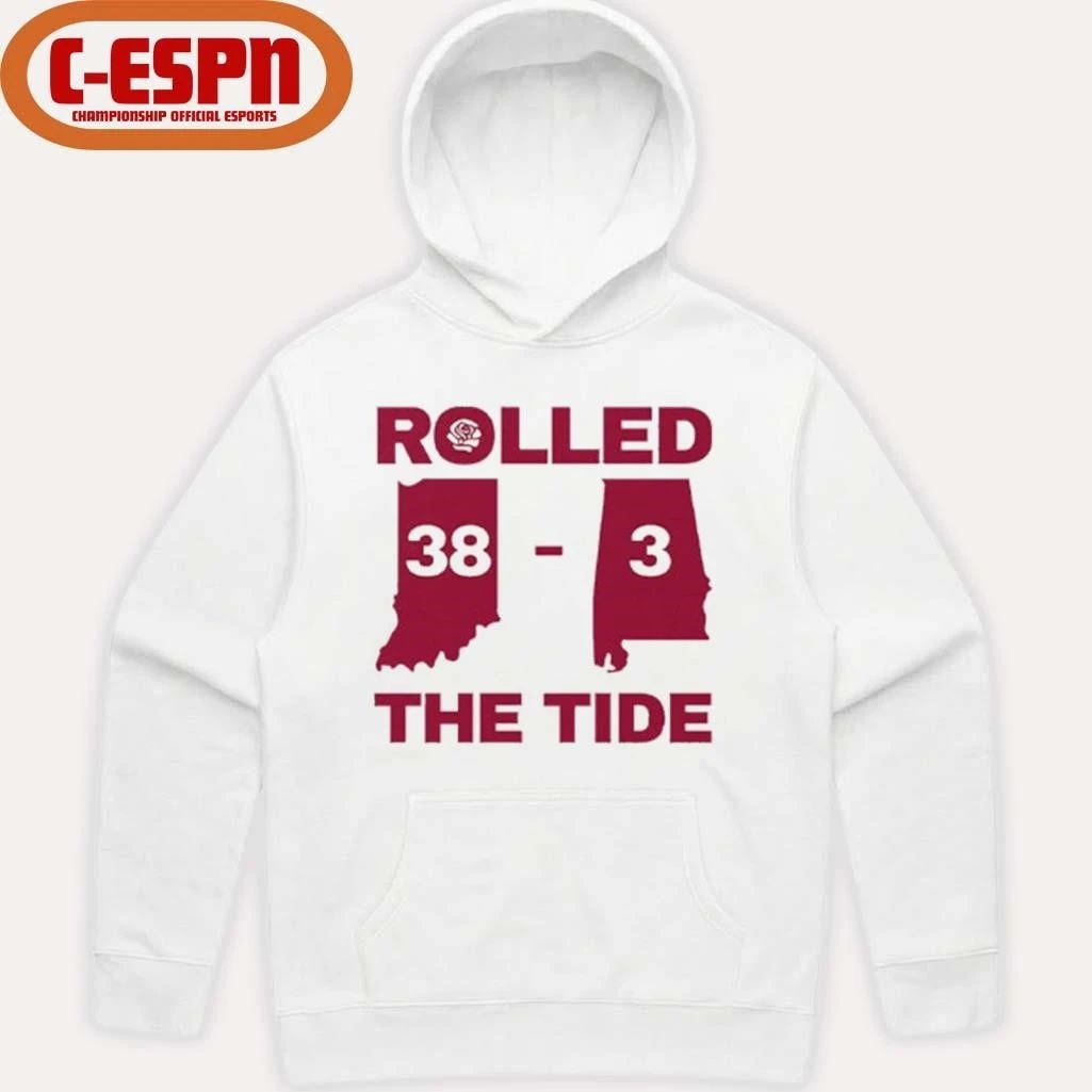 Rolled The Tide 38–3 Alabama Football Victory T-Shirt