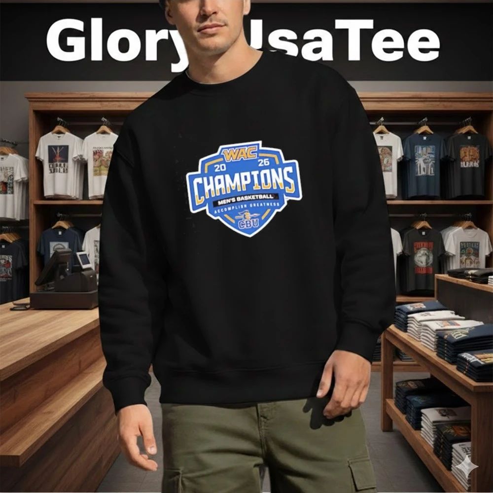 CBU Basketball WAC Champions 2026 Shirt