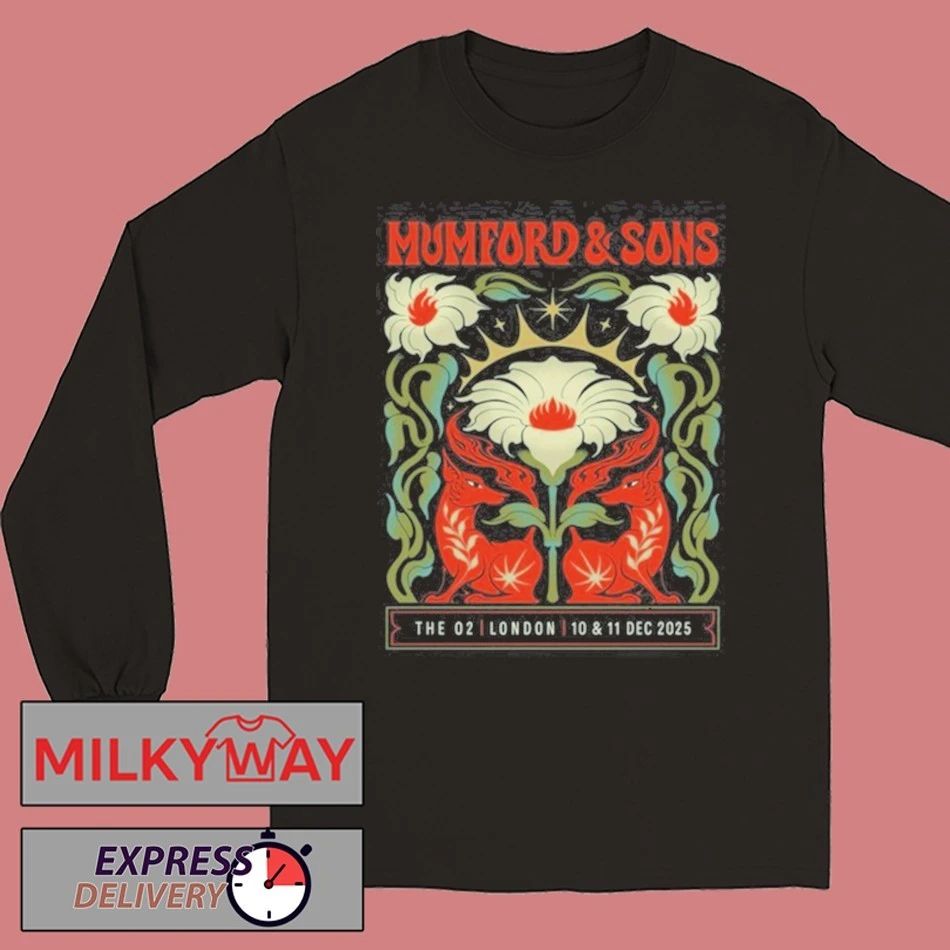 Mumford & Sons Shirt Dec 10 & 11, 202 London shirt