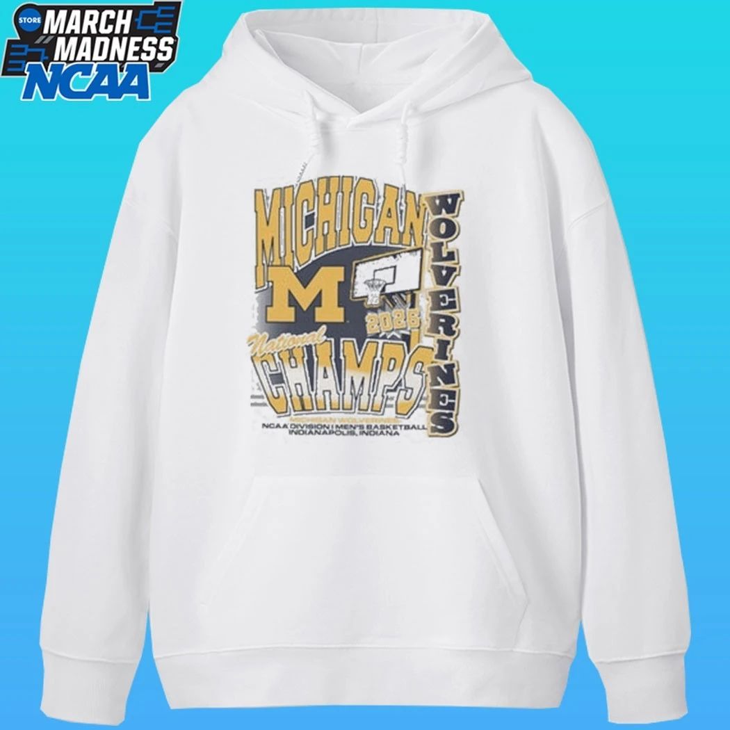 Michigan Wolverines Men’s Basketball National Champions Graphic Shirt