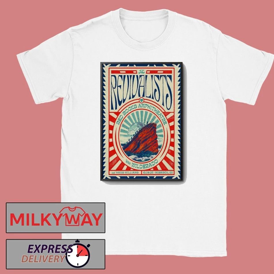 The Revivalists 10.9.2025 Red Rocks in Morrison CO Poster shirt