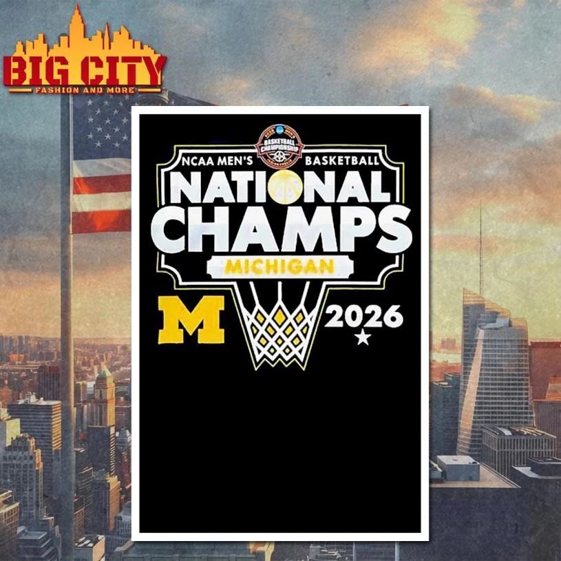 Michigan Wolverines 2026 NCAA Men’s Basketball National Champions Shirt
