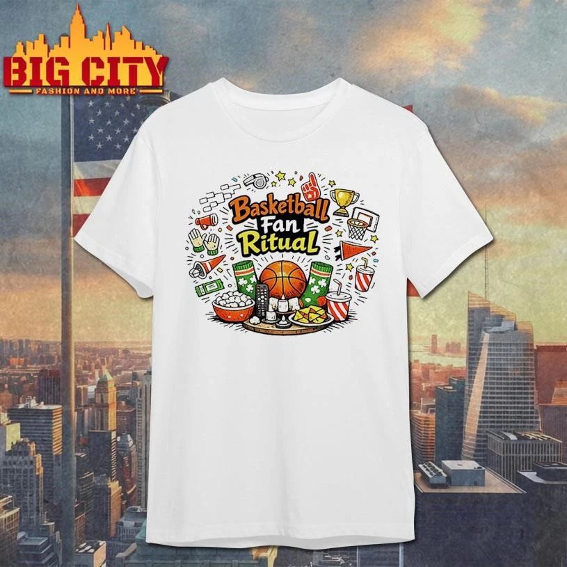 March Basketball Tournament Ritual Snacks Remote Emotional Chaos Graphic Shirt