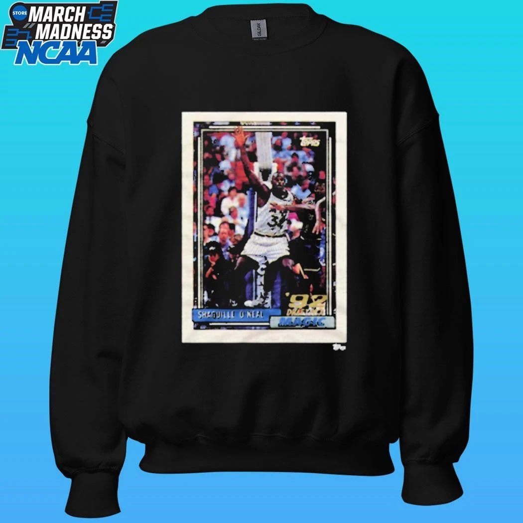 1992 Topps Basketball Shaquille O’neal Magic Shirt