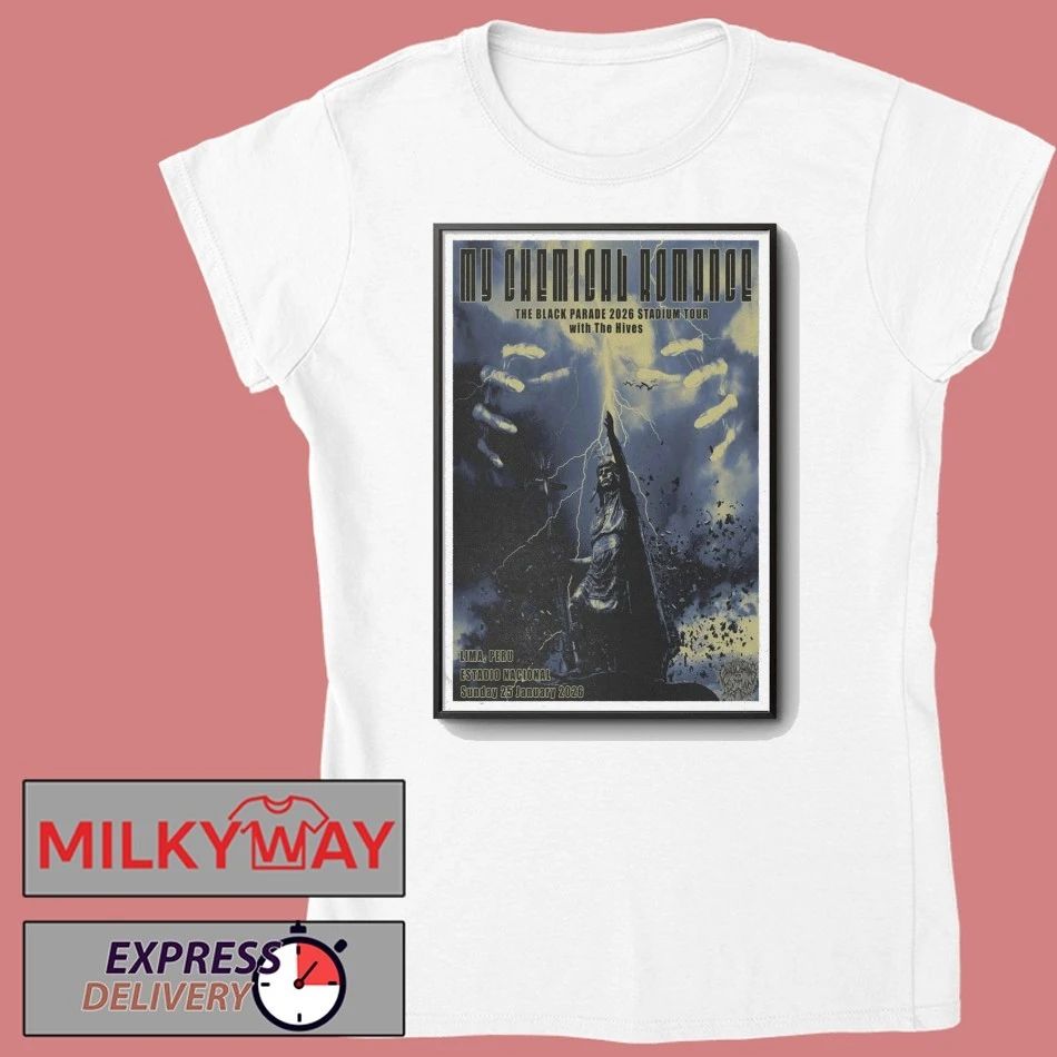 Poster My Chemical Romance Jan 25 2026 Lima, Peru shirt